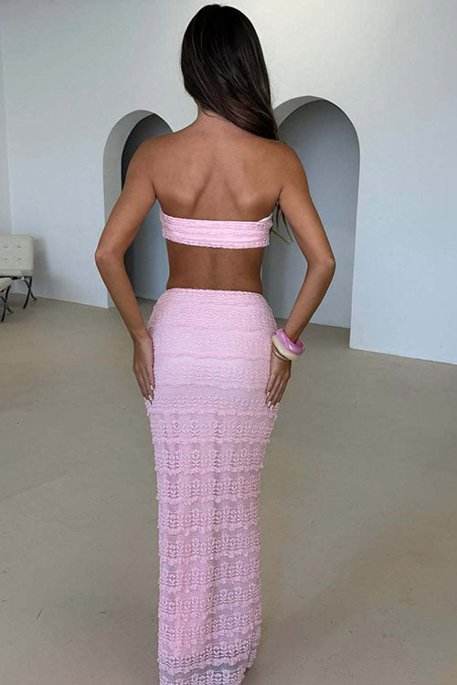 Rowangirl Lace Jacquard Holiday Two-Piece Suit