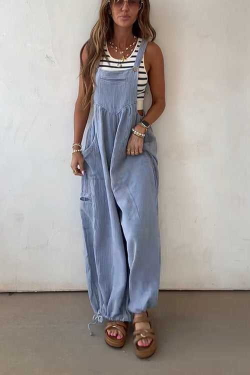 Rowangirl  Casual Loose-fitting Fashion Jumpsuit