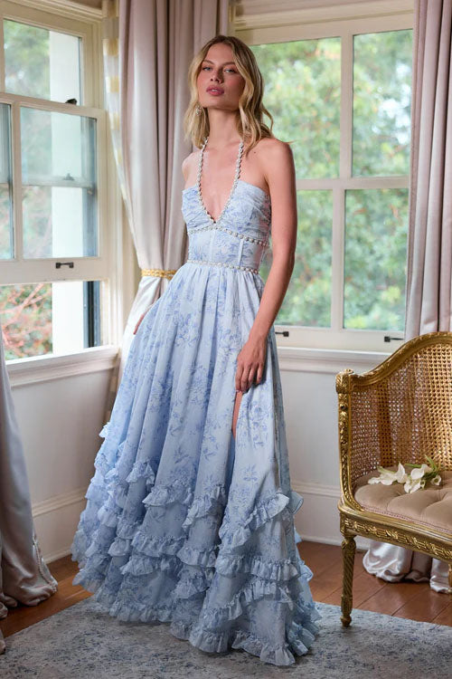 Rowangirl Elegant Long Swing Dress
