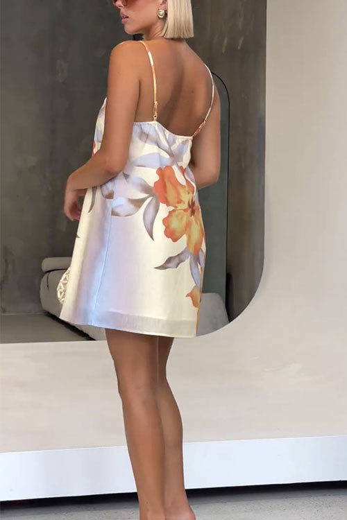 Rowangirl Stylish Printed Slip Dress