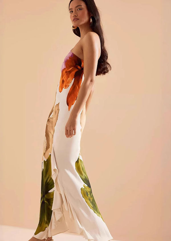 Rowangirl  OneShoulder Large Print Dress