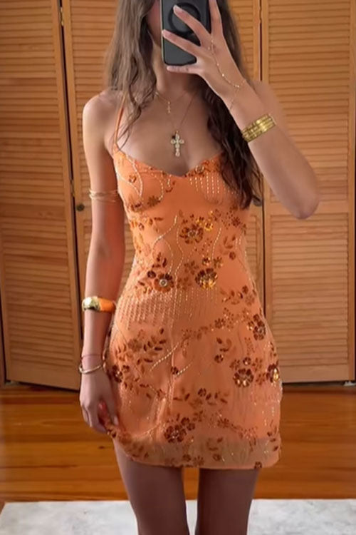 Rowangirl Backless Suspender Dress