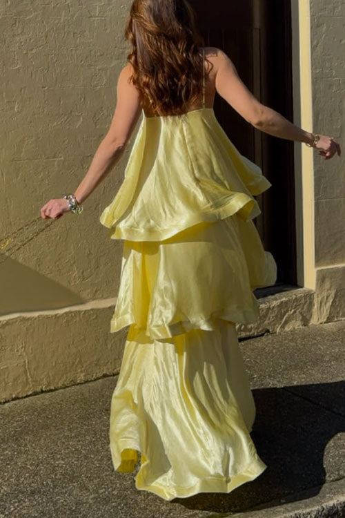 Rowangirl   Fashionable Layered Maxi Dress