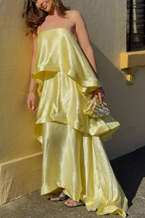 Rowangirl   Fashionable Layered Maxi Dress