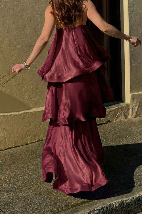 Rowangirl   Fashionable Layered Maxi Dress
