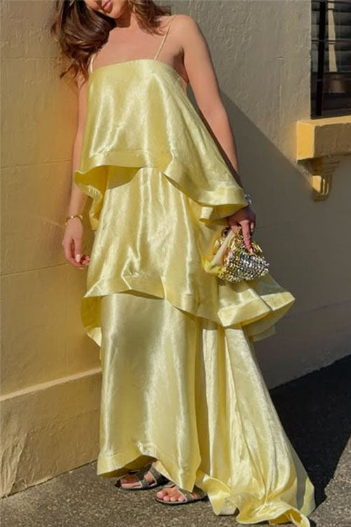 Rowangirl   Fashionable Layered Maxi Dress
