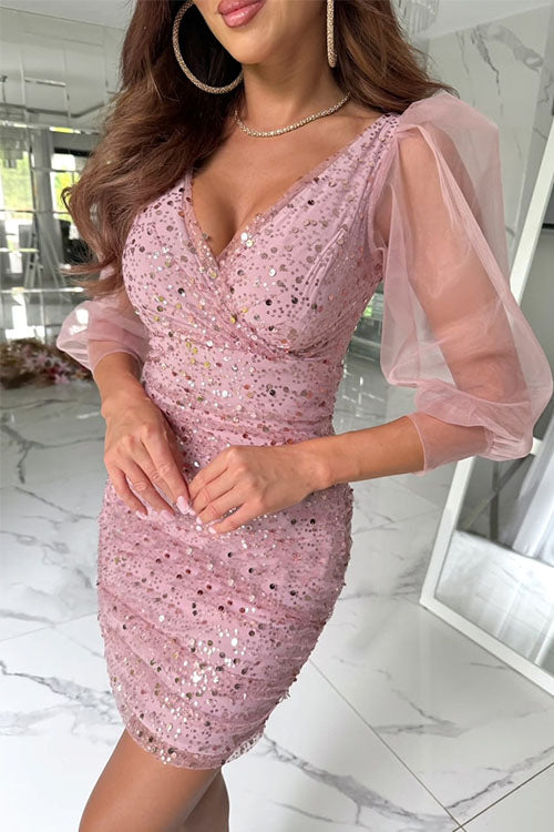 Rowangirl Sequin Party Fashion Dress