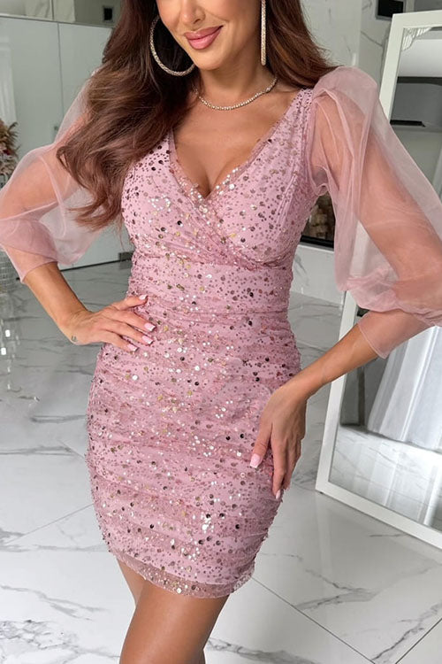 Rowangirl Sequin Party Fashion Dress