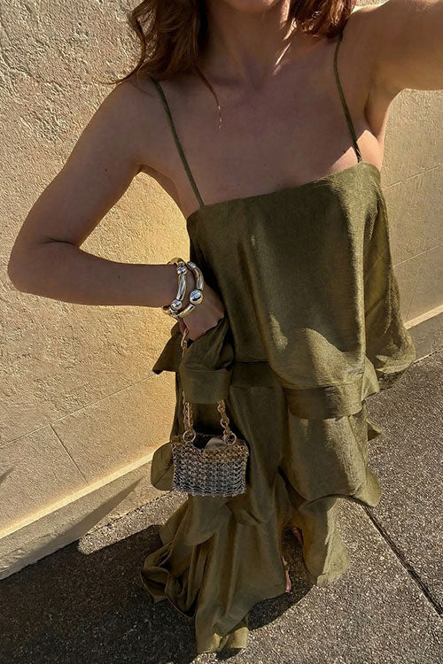 Rowangirl   Fashionable Layered Maxi Dress