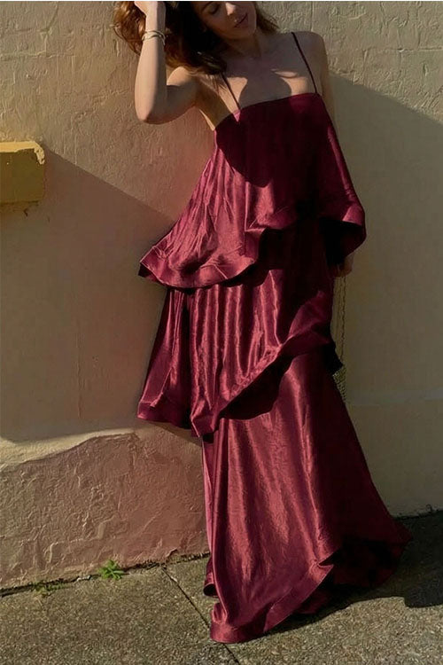 Rowangirl   Fashionable Layered Maxi Dress