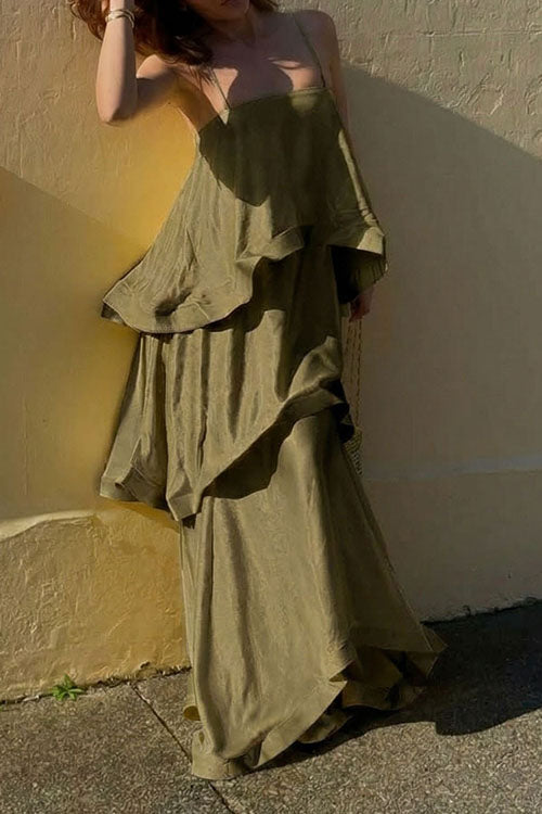 Rowangirl   Fashionable Layered Maxi Dress