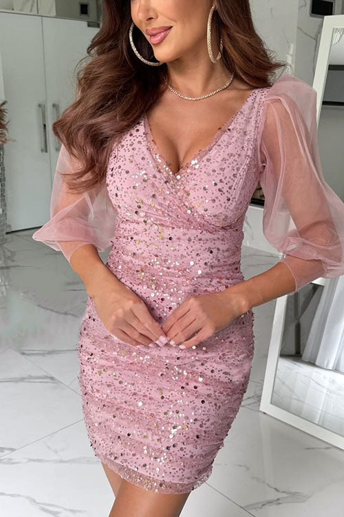 Rowangirl Sequin Party Fashion Dress