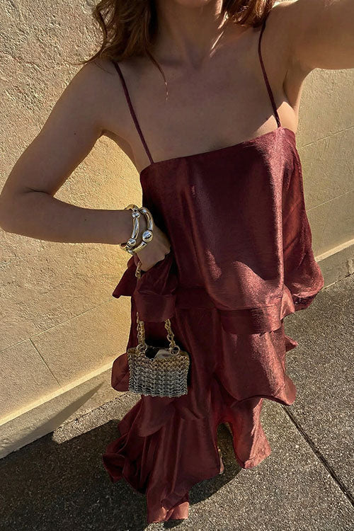 Rowangirl   Fashionable Layered Maxi Dress