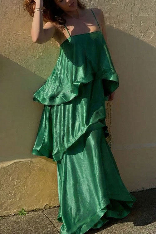 Rowangirl   Fashionable Layered Maxi Dress