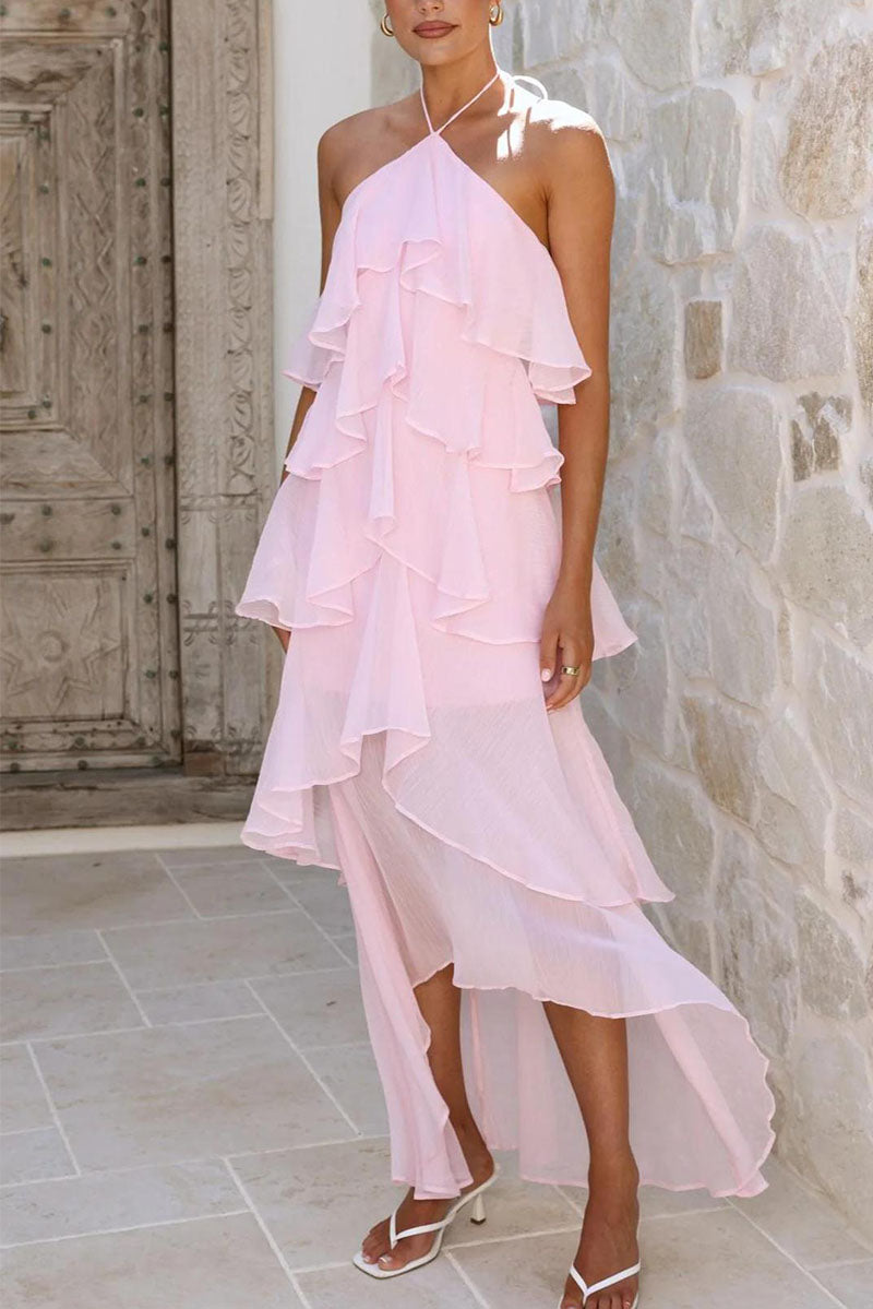 Rowangirl  Romantic Manor Halter Neck Long Dress