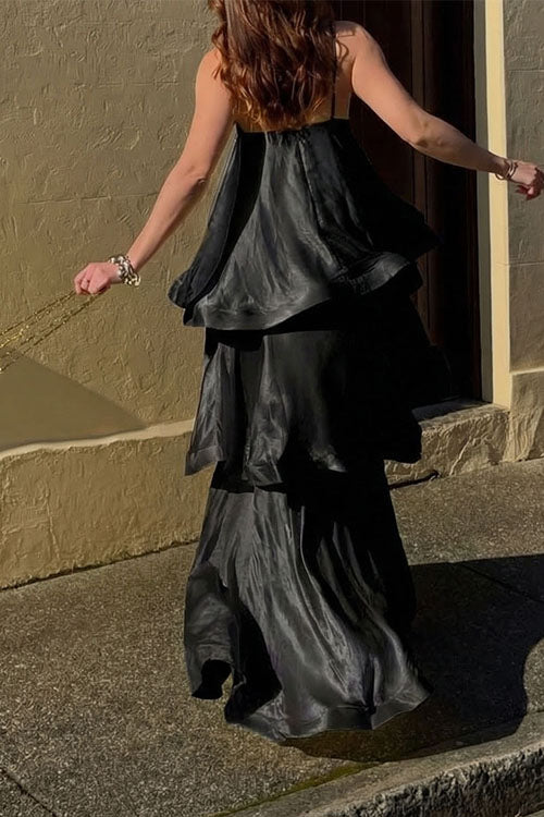 Rowangirl   Fashionable Layered Maxi Dress