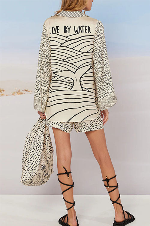 Rowangirl  Casual Printed Vacation Two-Piece Set