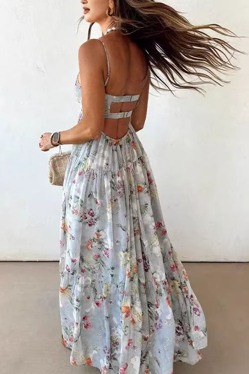 Rowangirl  Floral Print Maxi Dress