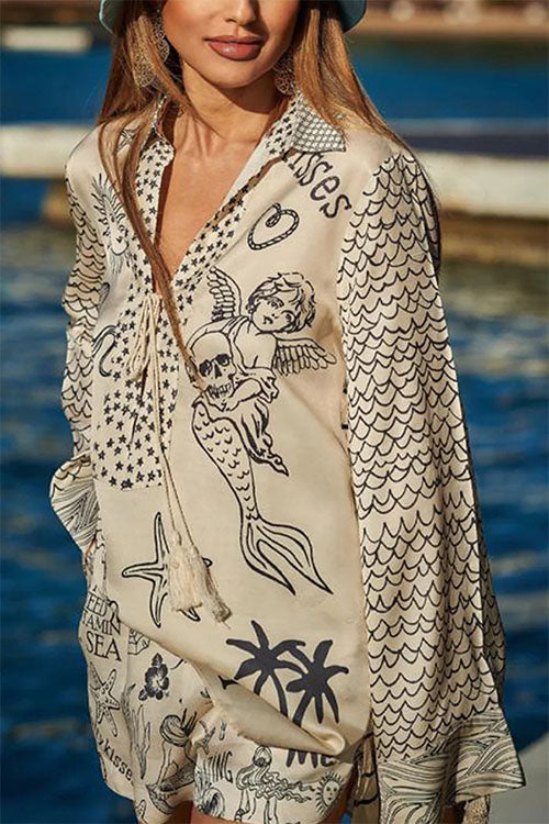 Rowangirl  Casual Printed Vacation Two-Piece Set