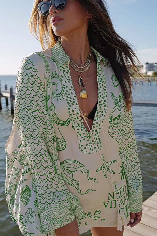 Rowangirl  Casual Printed Vacation Two-Piece Set