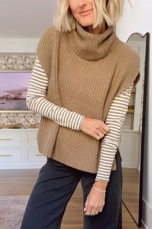 Rowangirl Sleeveless Turtleneck Sweater