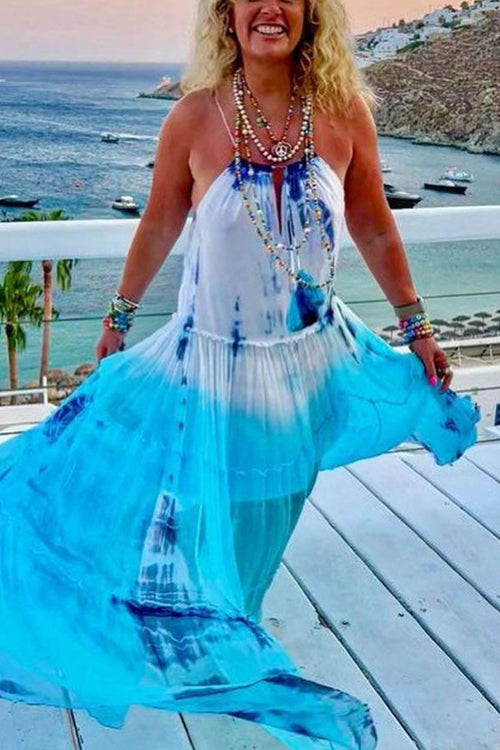 Rowangirl Trendy Ombre Resort Maxi Dress